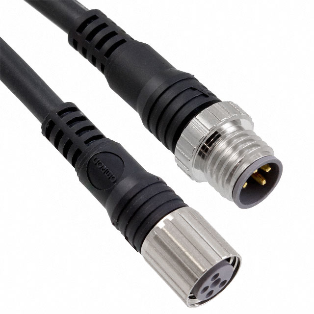 XS3W-M421-401-R Omron Circular Connector Assembly 4 Position Male Pins to Plug Parts Distributor XS3W-M421-401-R Omron Circular Connector Assembly 4 Position Male Pins to Plug