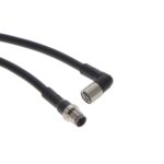 XS3W-M8PVC3SA2M Omron Circular Connector Assembly 3 Position Male Pins to Receptacle