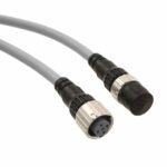 XS5W-D421-G81-A Omron Circular Connector Assembly 4 Position Male Pins to Plug
