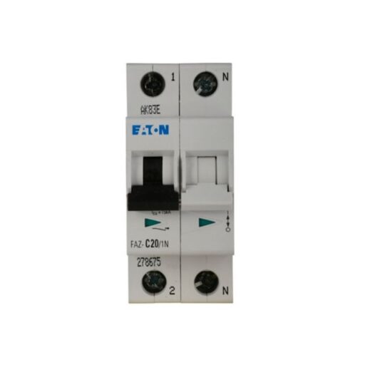 FAZ-C20/1-NA-DC-SP Eaton Circuit Breaker 20A 277V, 1 Pole