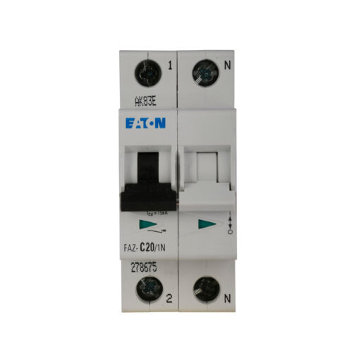 FAZ-C6/1N Eaton Circuit Breaker 6A 415V, 1 Pole