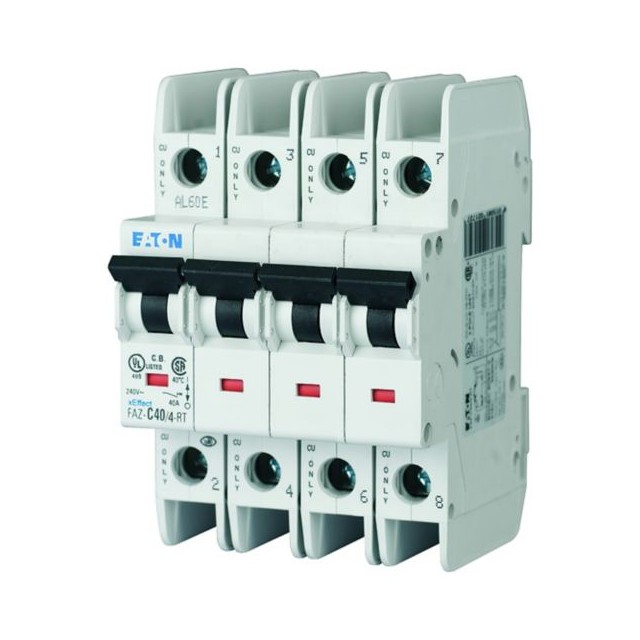 FAZ-C50/4-NA Eaton Circuit Breaker 50A 480V, 4 Pole Parts Distributor FAZ-C50/4-NA Eaton Circuit Breaker 50A 480V, 4 Pole